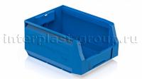 Складской лоток/контейнер для зап. частей, крепежей, голубой, 300x225x150 мм