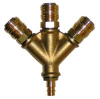 Фитинг тройник Муфта - Штуцер (Германия)