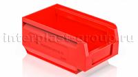 Складской лоток/контейнер для зап. частей, крепежей, красный, 165x100x75 мм