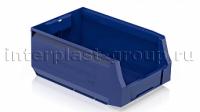 Складской лоток/контейнер для зап. частей, крепежей, синий, 350x225x150 мм