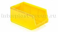 Складской лоток/контейнер для зап. частей, крепежей, желтый, 500x300x250 мм