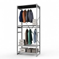 Стеллаж металлический ТСУ Универсал, 2500x1060x600 мм.Штанги: 2шт. Полки: метал. усил. перф. 4 шт.