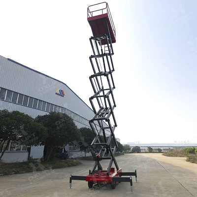 Самоходный ножничный подъемник QZ-030-160 OXLIFT 16000 мм 300 кг
