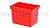 Вкладываемый контейнер KVR 6442 с усиленным дном красный